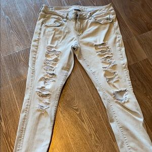 American eagle light wash jeans